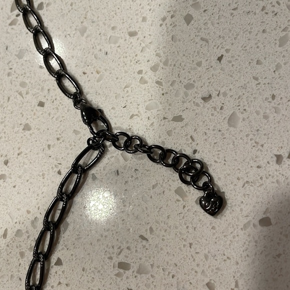 Brighton black and silver long statement necklace - Picture 4 of 4